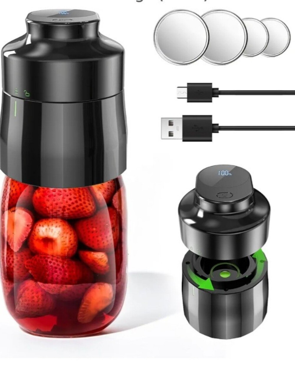 Electric Mason Jar Vacuum Sealer Kit, Jar Vacuum Sealer for Canning Jars